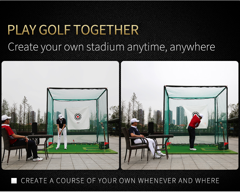 Drive Practice Net ตาข่ายซ้อมไดร์ฟ PGM LXW001 ขนาด 3M x 3M ขนาดใหญ่มาก แข็งแรงทนทาน ติดตั้งง่าย (ไม่รวมพรม Not including the mat)