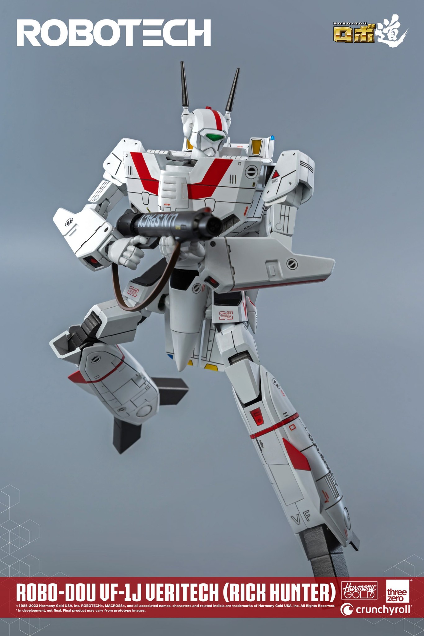 [สั่งจอง]threeZero 8” : Robotech - ROBO-DOU VF-1J Veritech (Rick Hunter)