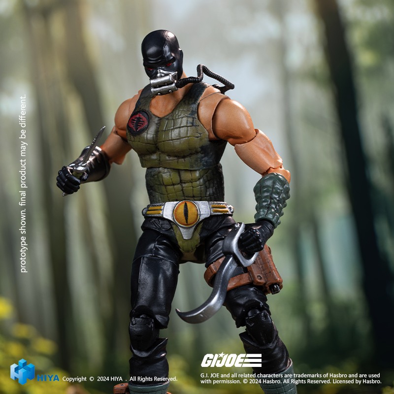 [สั่งจอง] Hiya Toys EMG0359 1/18 : Exquisite Mini Series - G.I.Joe Croc Master&Fiona