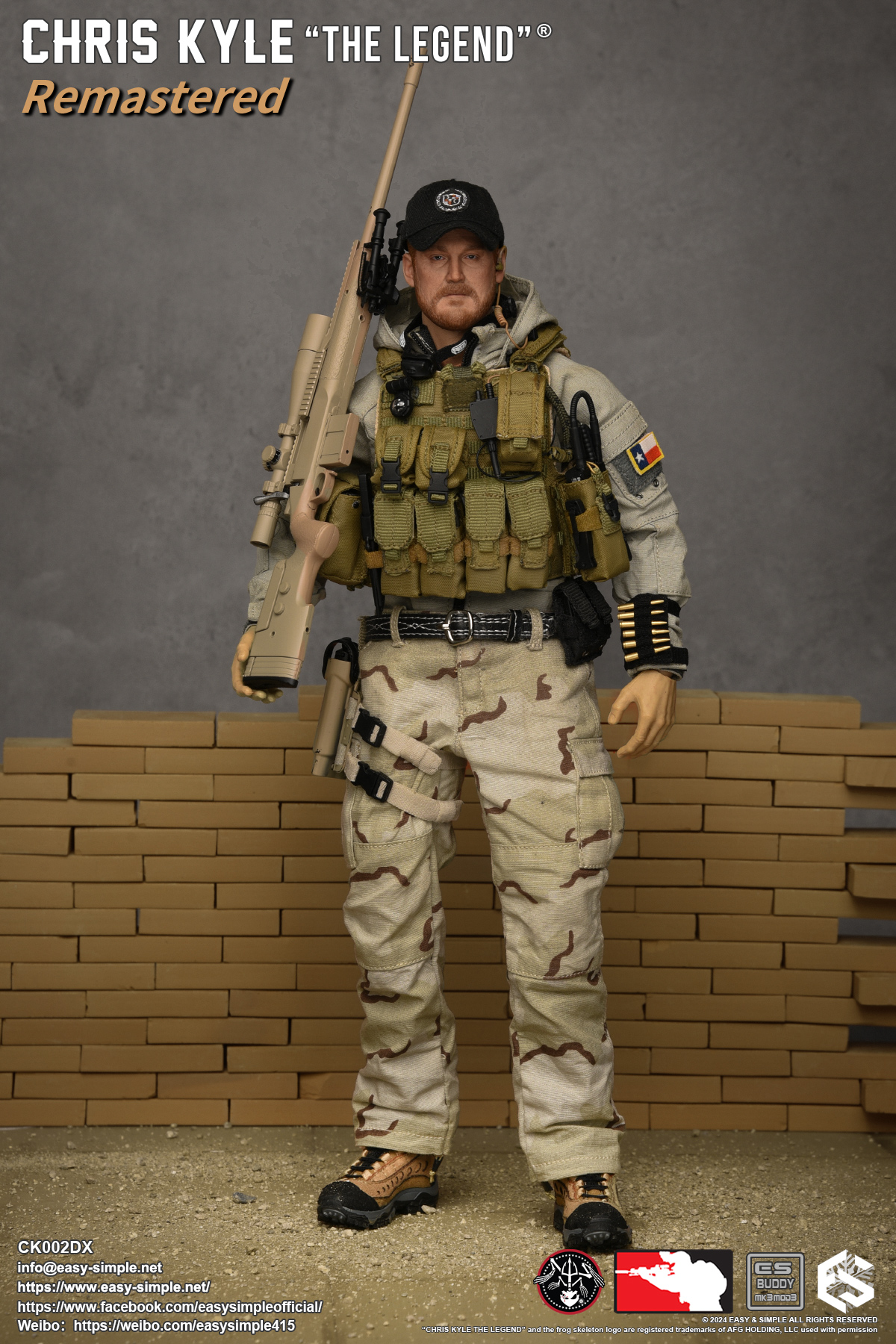 [สั่งจอง] BlackOpsToys X Easy&Simple 1/6 : Chris Kyle "The Legend" Remastered