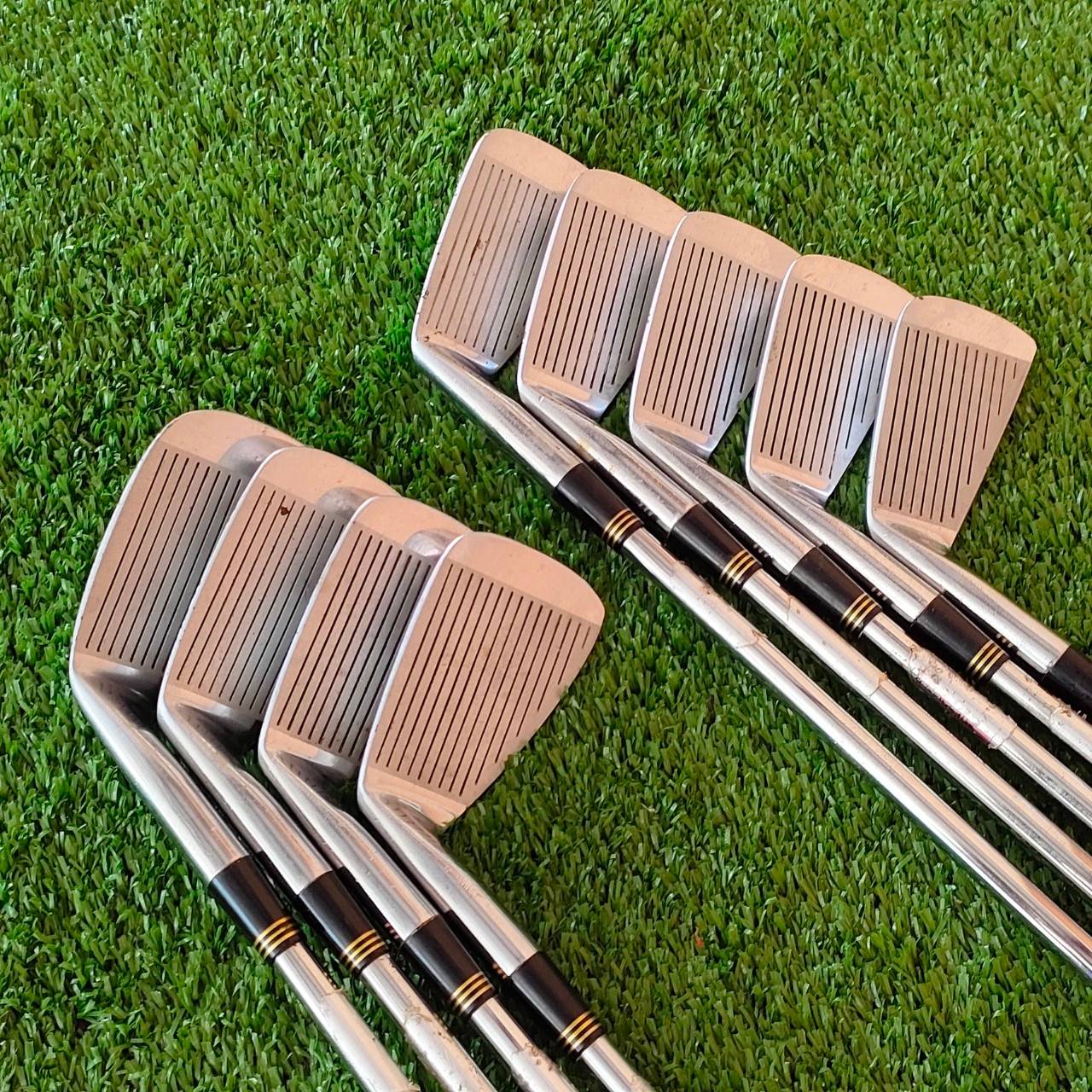 ชุดเหล็ก VOG CUSTOM มีเหล็ก 3-9 เเละ PW SW ก้าน DYNAMIC R กริพสวยมากทุดชิ้น เหล็ก FORGED นุ่มๆ สปินจัดๆ ตีมันส์ๆครับ