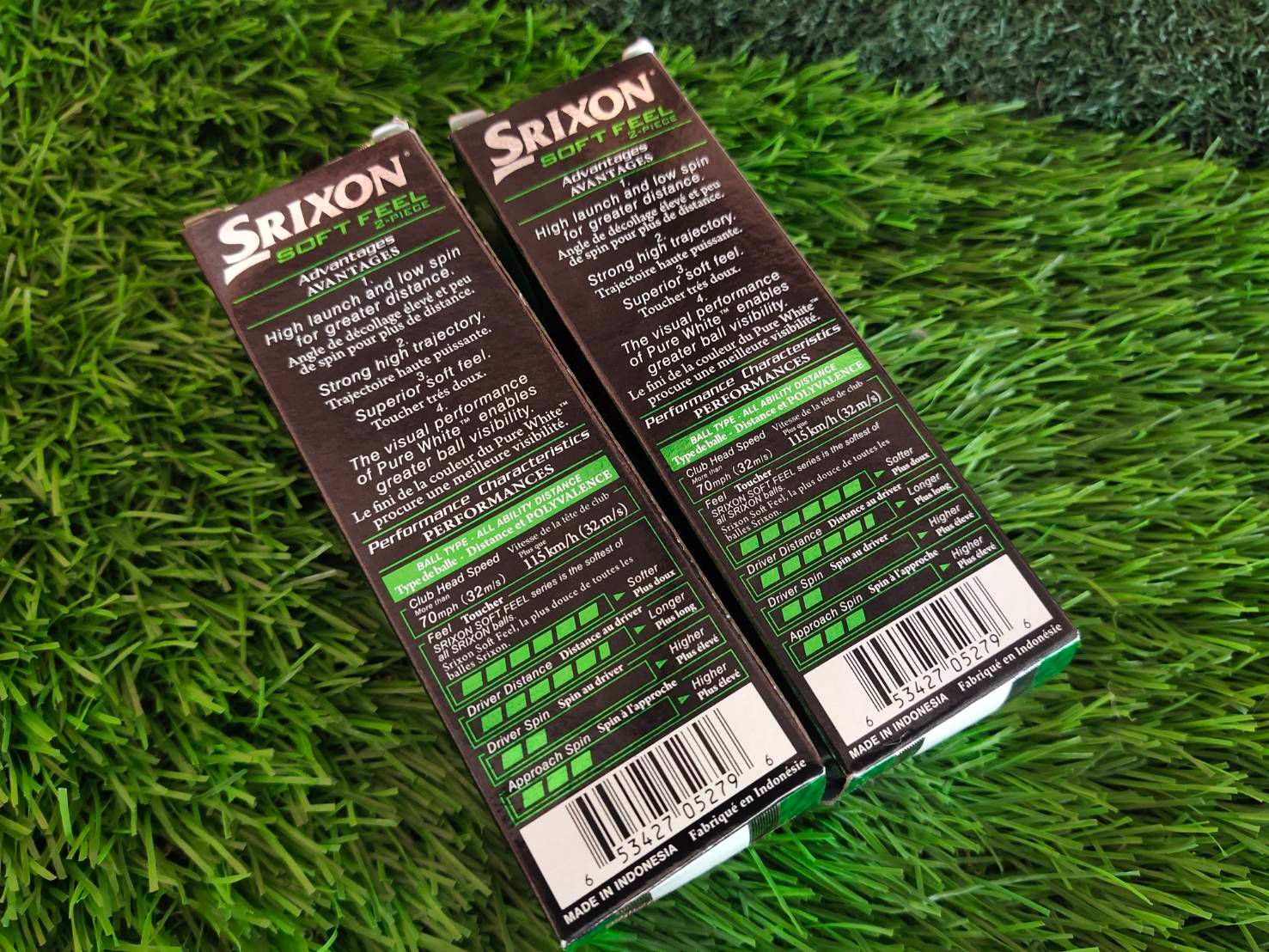 ลูกกอล์ฟ SRIXON SOFT FEEL PUREWHIT - HIT STARIGHT ด่วน 1 หลอดมี 3 ลูก
