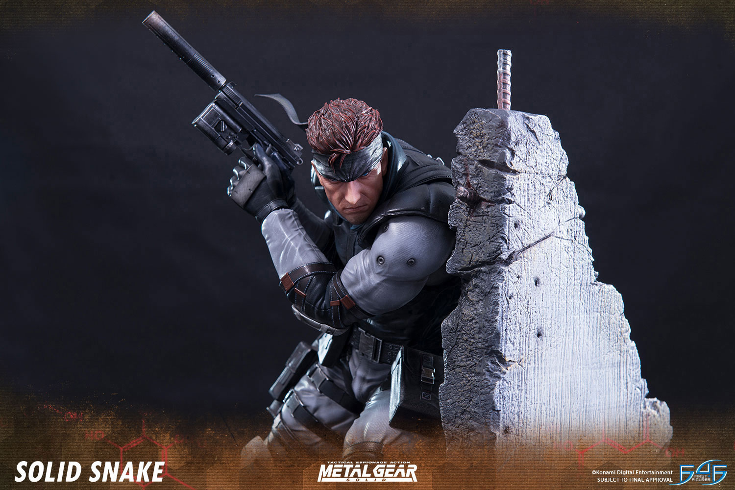 [สั่งจอง] First 4 Figures MGSSREG 17.5" : SOLID SNAKE (Regular Ver.)