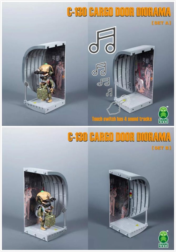 [สั่งจอง] Trickyman C-130 Cargo Door Diorama Set A/B