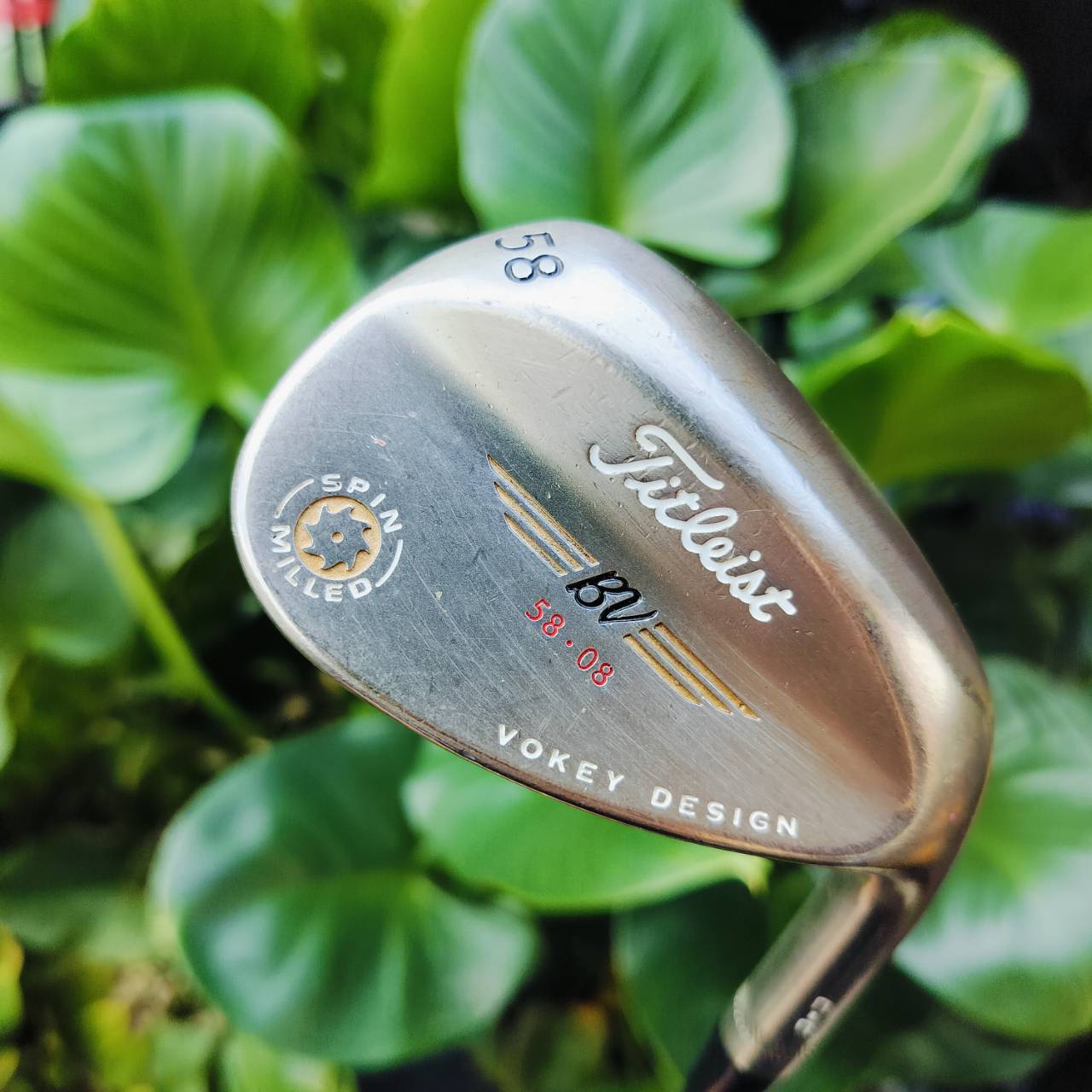 WEDGE Titleist Vokey C-C องศา 58 BOUNCE 08 ก้าน เดิม WEDGE FLEX สภาพสวยเลยค่ะ หน้า SPIN MILLED ต้นตำหรับ ตกหยุดถอยๆ ฟีลลิ่งนุ่มมาก ไม้กอล์ฟพรีเมี่ยมมือสอง ของแท้ By NakaraLuxurious
