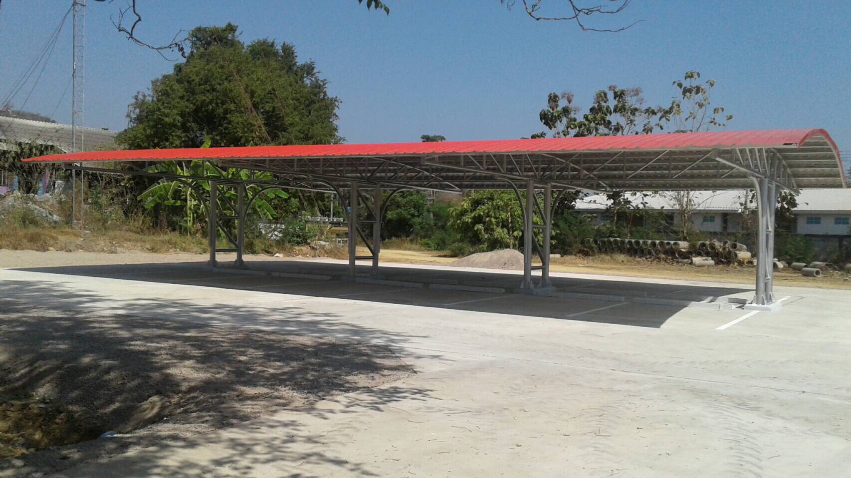 เทศบาลเขางู จ.ราชบุรี งานทำลานจอดรถยนต์