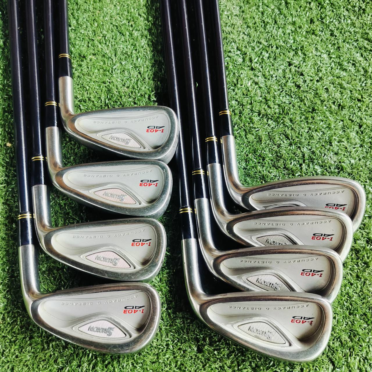 ชุดเหล็ก SRIXON i-403 AD ก้าน SV-3000 FLEX R มีเหล็ก 3 4 5 6 7 8 9 PW เป้นชุดเหล็กญี่ปุ่นที่ง่ายมากๆ ไม้กอล์ฟพรีเมี่ยมมือสอง ของแท้ By NakaraLuxurious