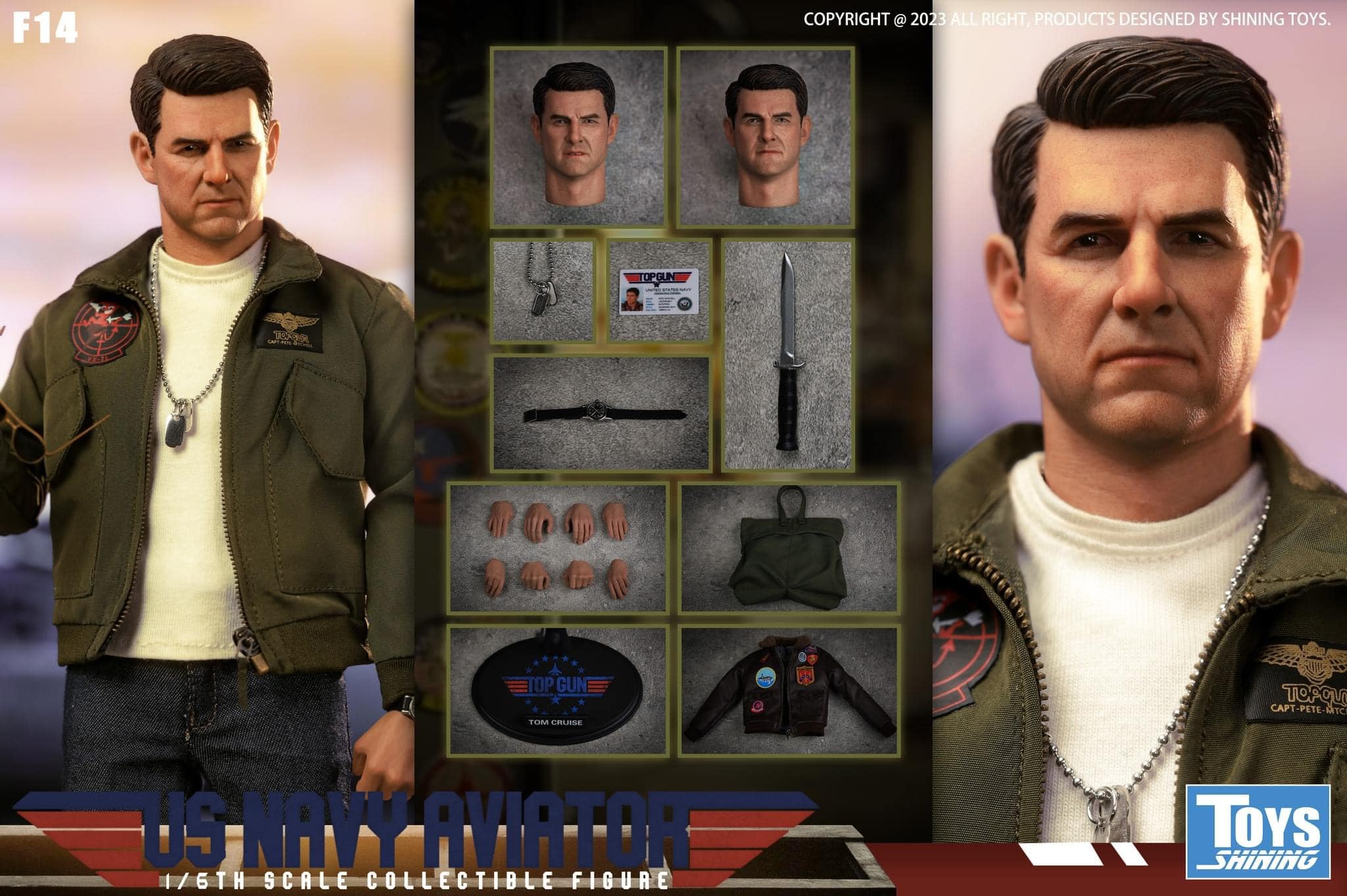 [สั่งจอง]* SHININIG TOYS 1/6 : US NAVY AVIATOR - TOP GUN