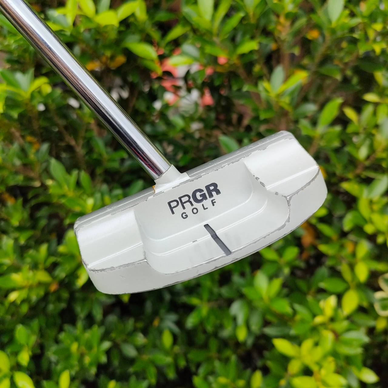 PUTTER PRGR SILVER-BLADE 03S CS ความยาว 33 นิ้ว CENTER SHAFT หน้า MILLED เกาะไลน์มากๆครับ