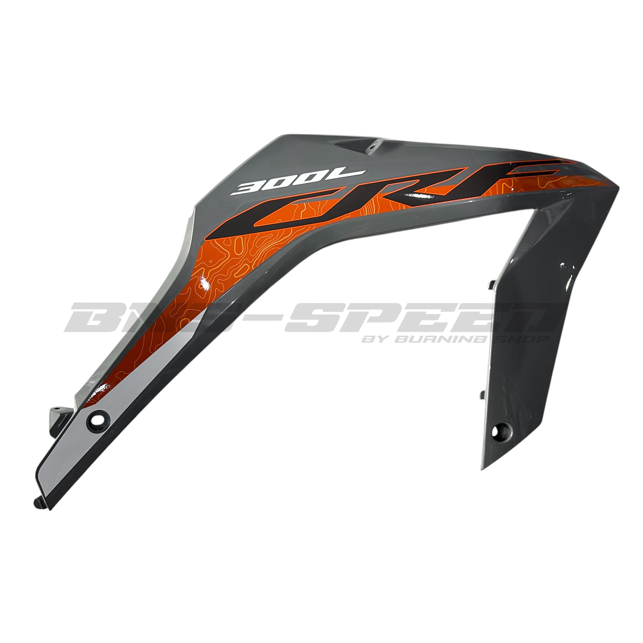 ปีกหม้อน้ำ CRF300L ขวาสีเทา