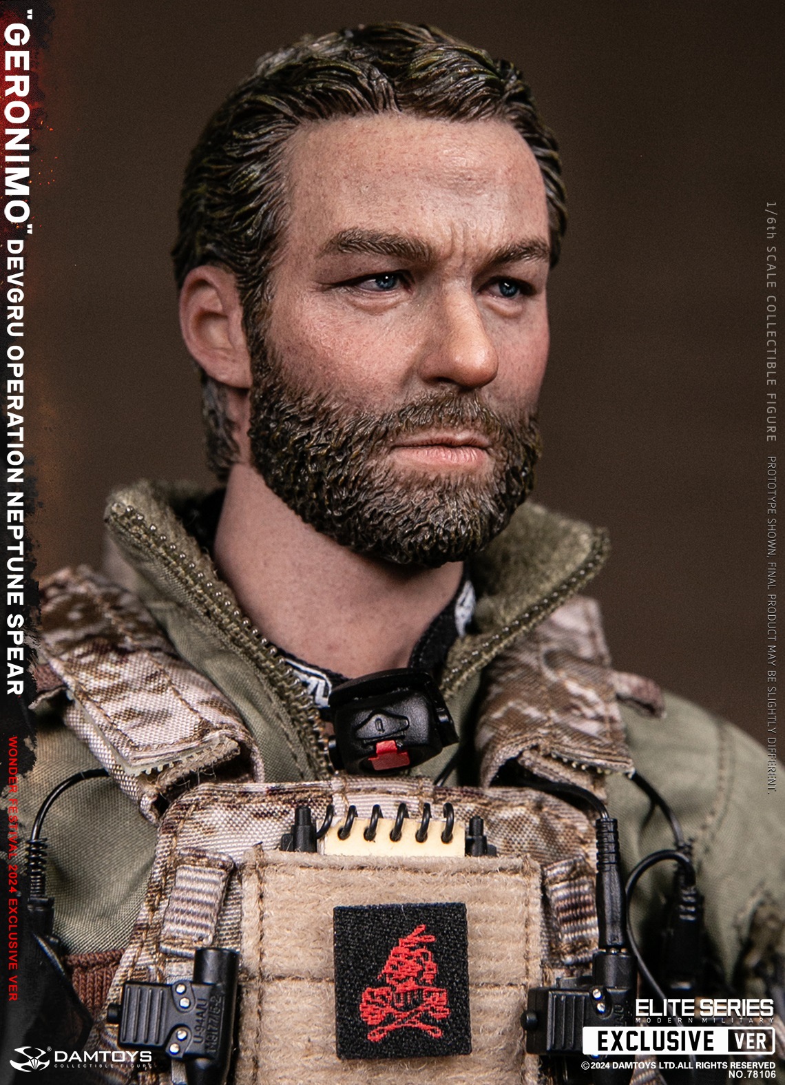 [สั่งจอง] DAMTOYS 78106 1/6 : DEVGRU Operation Neptune Spear “GERONIMO” [WF2024 Exclusive ver]