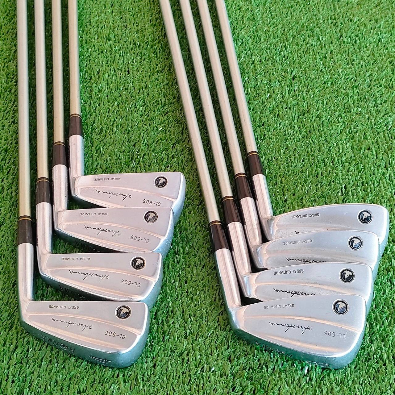 ชุดเหล็ก HONMA CL-505 มีเหล็ก 4 - 11 ครบชุด ก้าน HONMA M40 เหล็ก FORGED สุดพรีเมี่ยม จาก HIRO HONMA JAPAN ตีไกลได้ระยะ GREAT DISTANCE