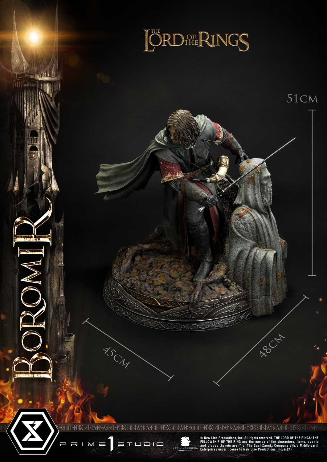 [สั่งจอง]Prime 1 Studio PMLOTR-11 : Boromir (The Lord of the Rings, The Fellowship of the Ring)