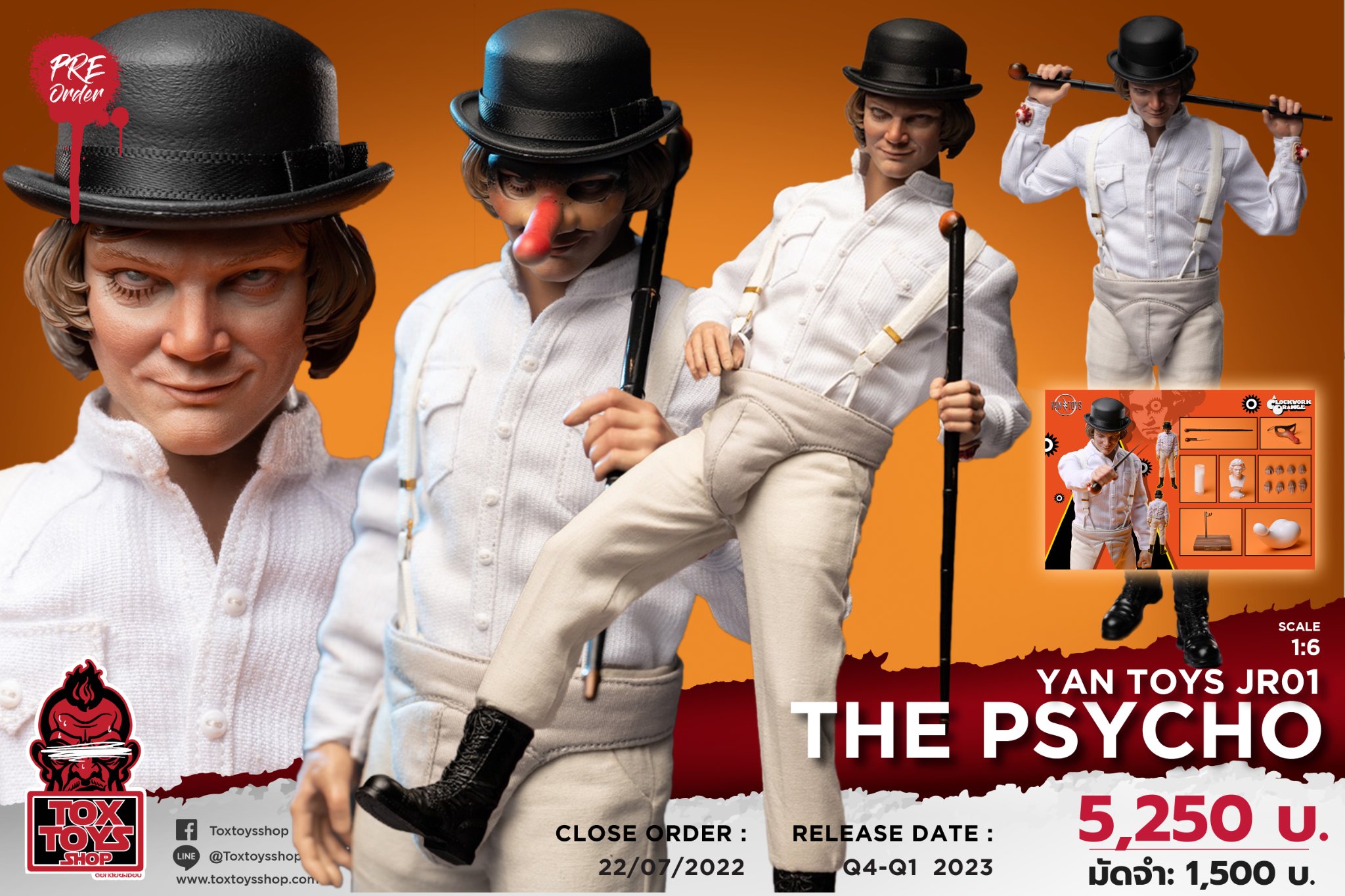 [สั่งจอง]Yan Toys JR01 1/6 : the Psycho