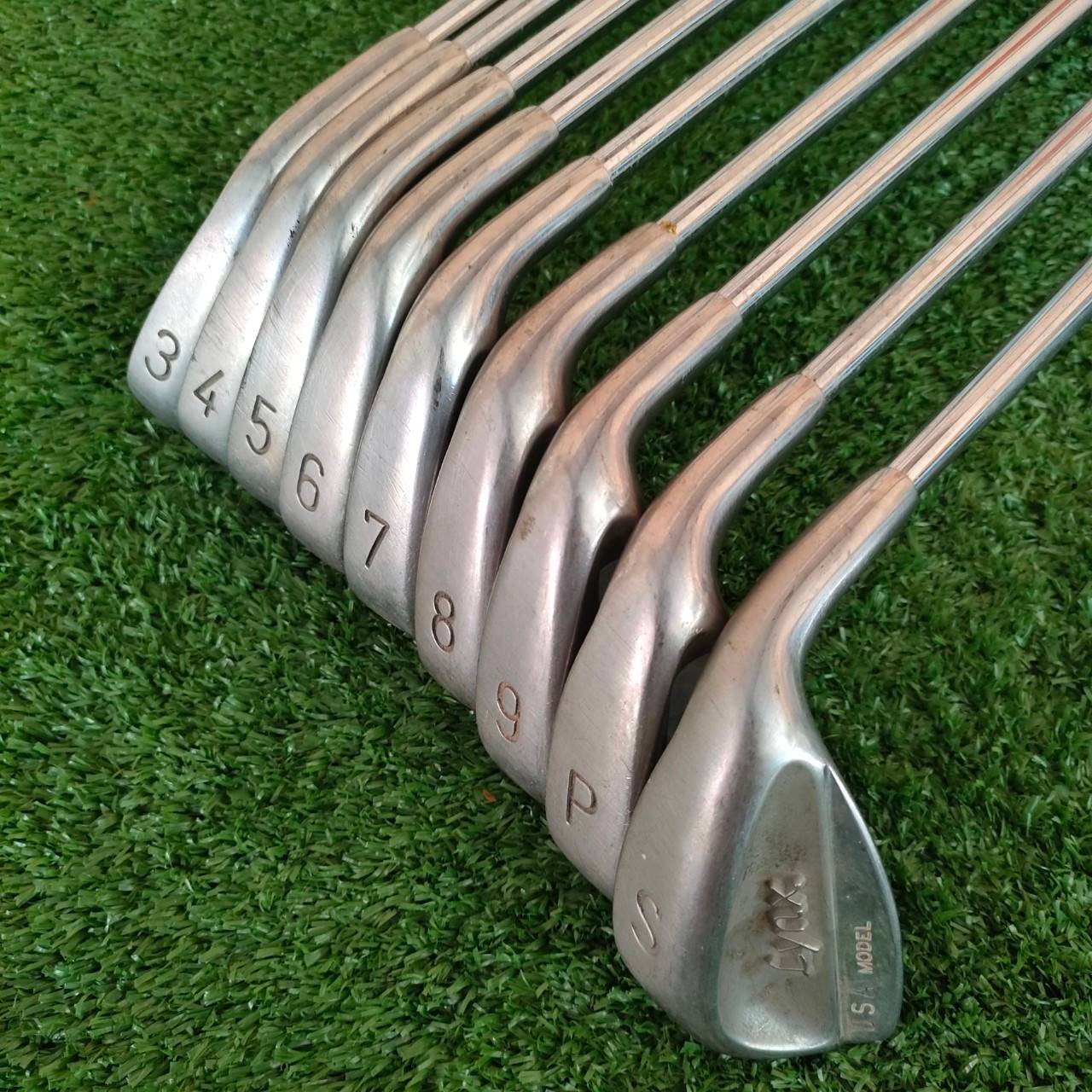 ชุดเหล็ก LYNX USA MODEL มีเหล็ก 3-9 เเละ PW SW ก้าน LYNX FLEX R