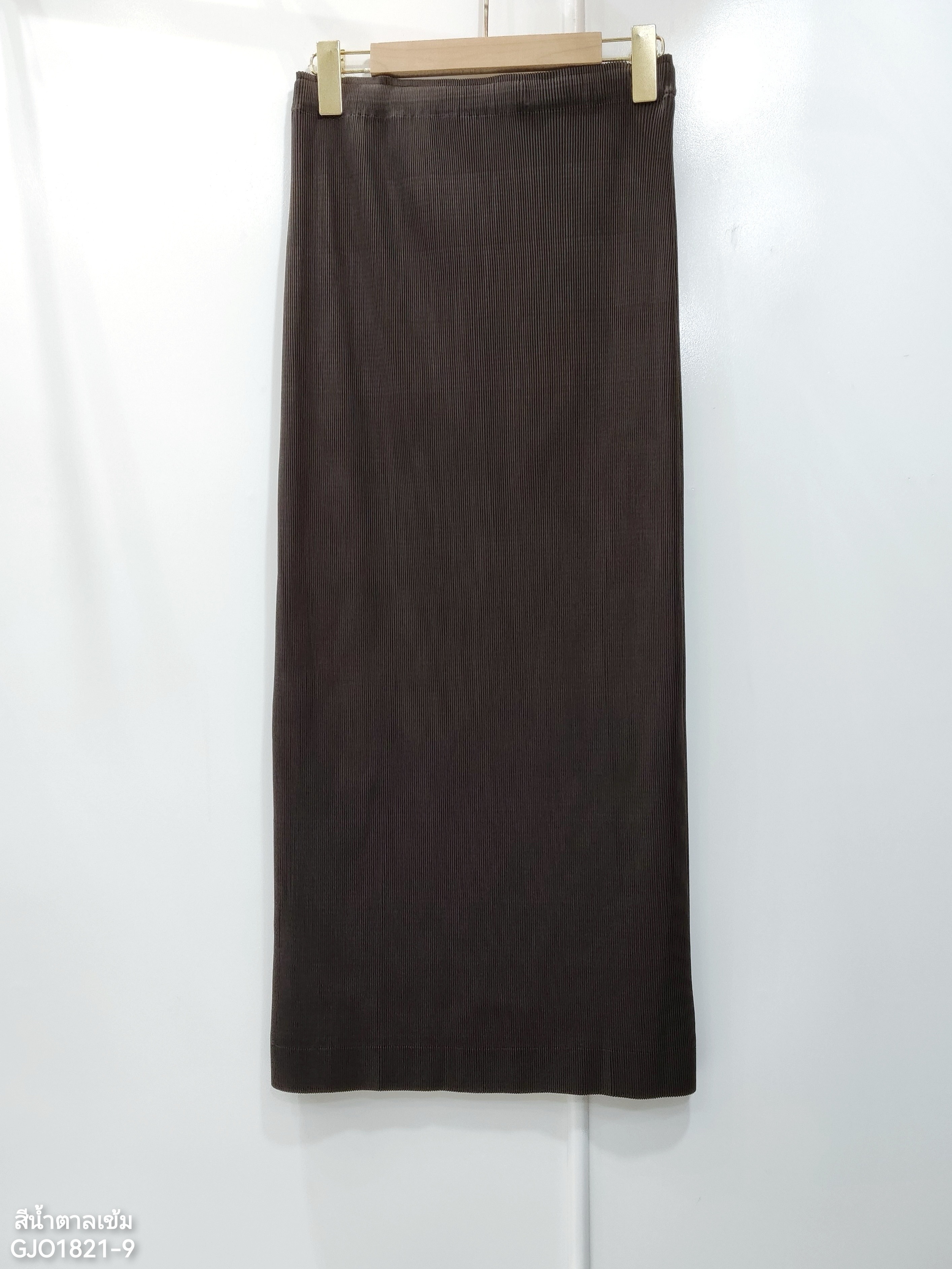 ยาว 34 นิ้ว 2MUAY รุ่น GJO1821-9 กระโปรงพลีทคุณภาพ DOUBLE LAYER PLEATED SKIRT 14 สี FREE SIZE