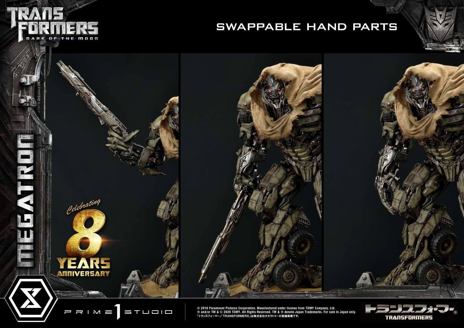 [สั่งจอง]Prime 1 Studio MMTFM-29 Dark of the Moon (8 Years Anniversary) : Megatron