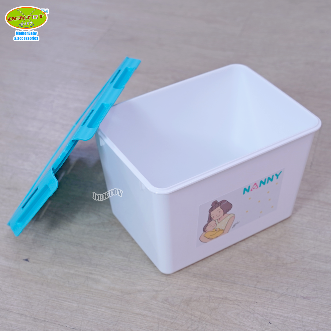Nanny แนนนี่ กล่องเก็บของเอนกประสงค์ ขนาด 9.5ลิตร ลาย Munin (มุนิน) 187MU