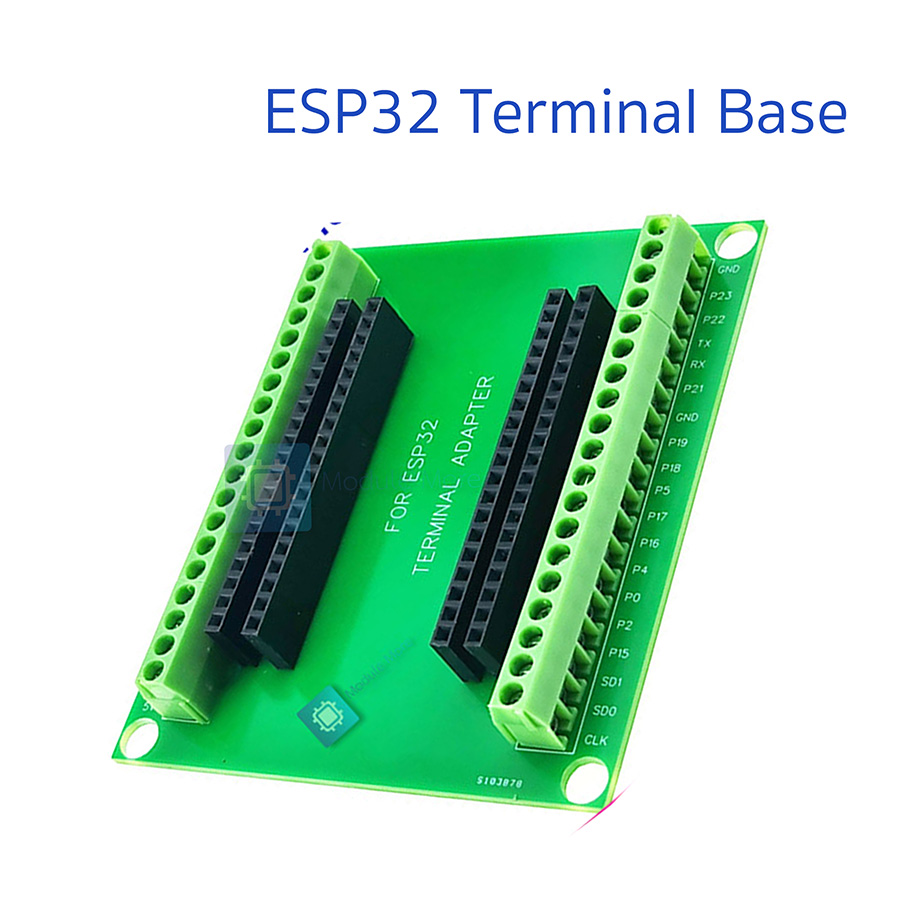 ESP32 WROOM-32 / WROVER bundle with terminal base and USB type C