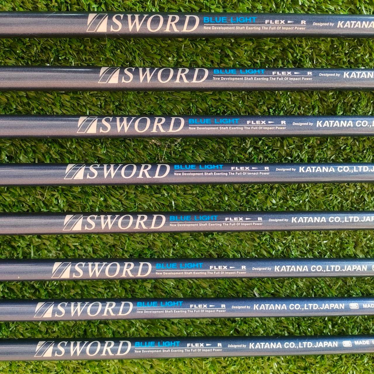 ชุดเหล็ก KATANA SWORD SL-550 มีเหล็ก 5-9 เเละ PW AW SW ก้าน SWORD BLUE LIGHT FLEX R เหล็กพรีเมี่ยมญี่ปุ่นที่ตีง่าย + ไกล ไม้กอล์ฟมือสอง ของแท้ BY NakaraLuxurious
