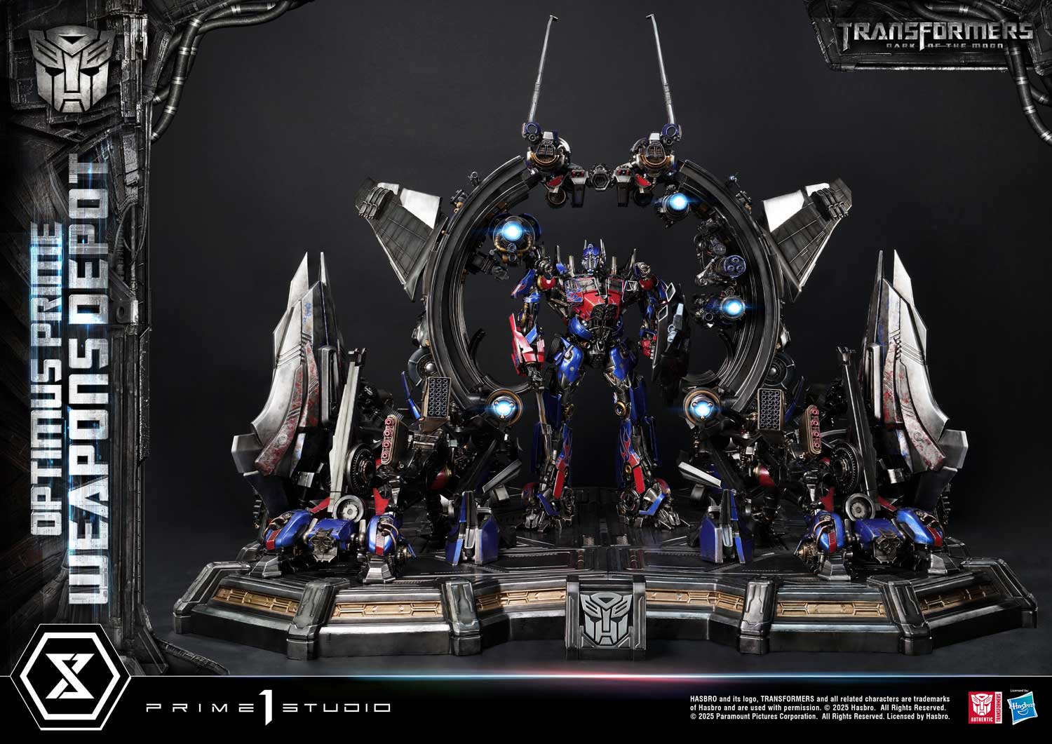 [สั่งจอง] Prime 1 Studio MMTFM-38: Optimus Prime Weapons Depot (Transformers: Dark of the Moon)