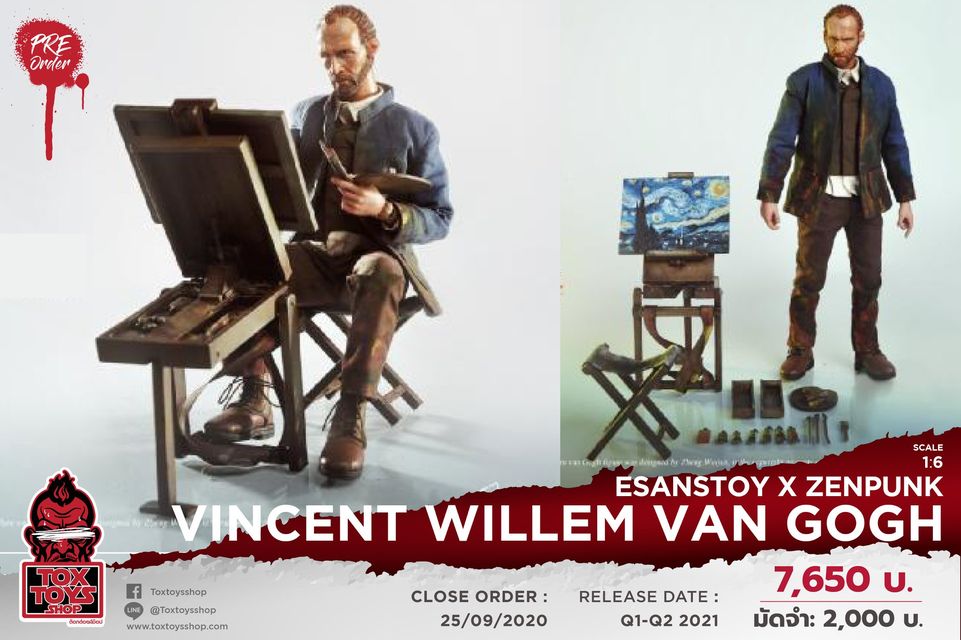[สั่งจอง]EsansToy x Zenpunk 1/6 : Great Master— Vincent Willem van Gogh