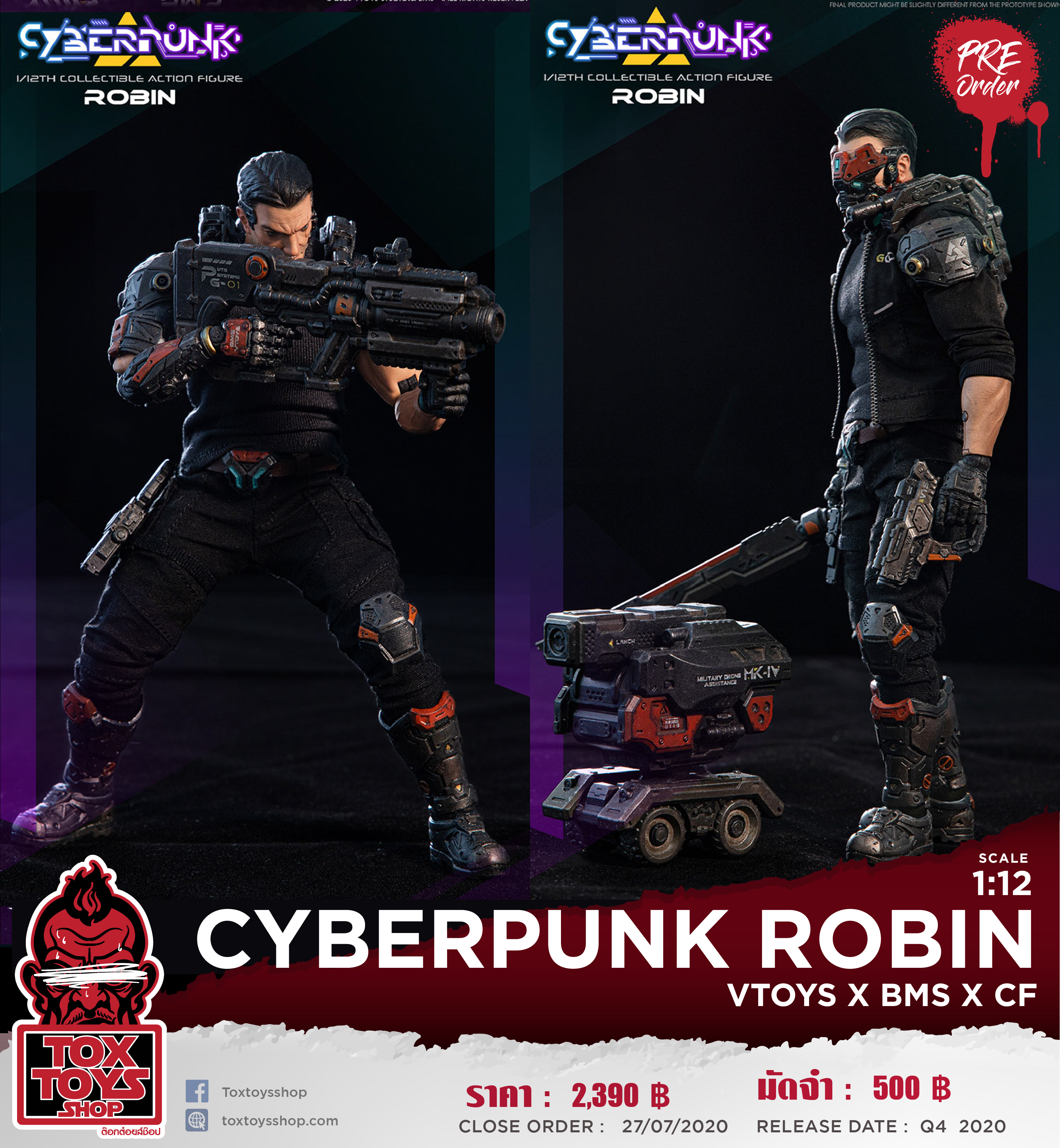 [สั่งจอง] VTOYS X BMS X CF 1/12 : Cyberpunk Robin Deluxe Ver.