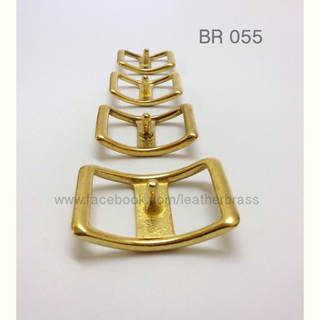 BR055 อะไหล่ปรับสายกระเป๋า เนื้อทองเหลืองแท้ อุปกรณ์งานหนัง leatherbrass **ราคาต่อชิ้น**