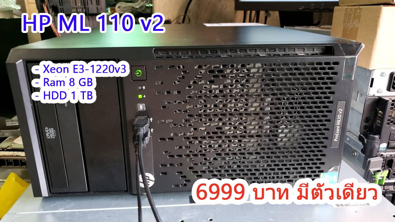 HP ProLiant ML10 v2 Xeon E3-1220v3 Ram 8 GB HDD 1 TB