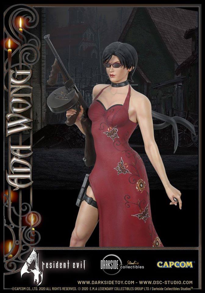 [สั่งจอง]DarkSide Collectibles Studio 1/4 Resident Evil 4 Premium Statue : Ada Wong