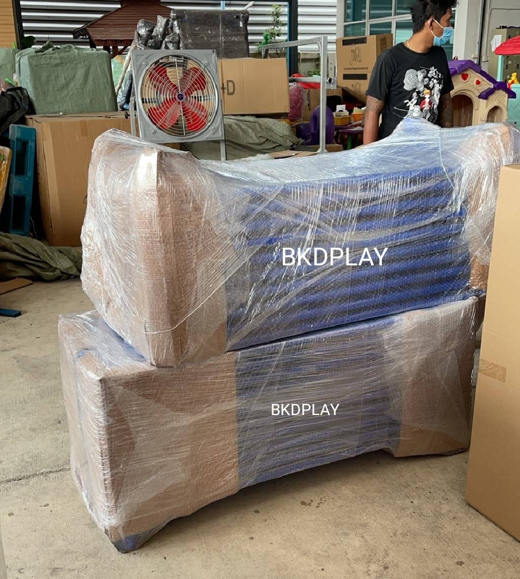 เตียงผ้าตาข่ายB สีน้ำเงิน โครงสร้างไฟเบอร์กลาส,เตียงเด็กอนุบาล,เตียงสนาม เตียงตาข่าย เตียงผ้าใบตาข่าย สำหรับโรงเรียน ศูนย์พัฒนาเด็กเล็ก พร้อมส่ง