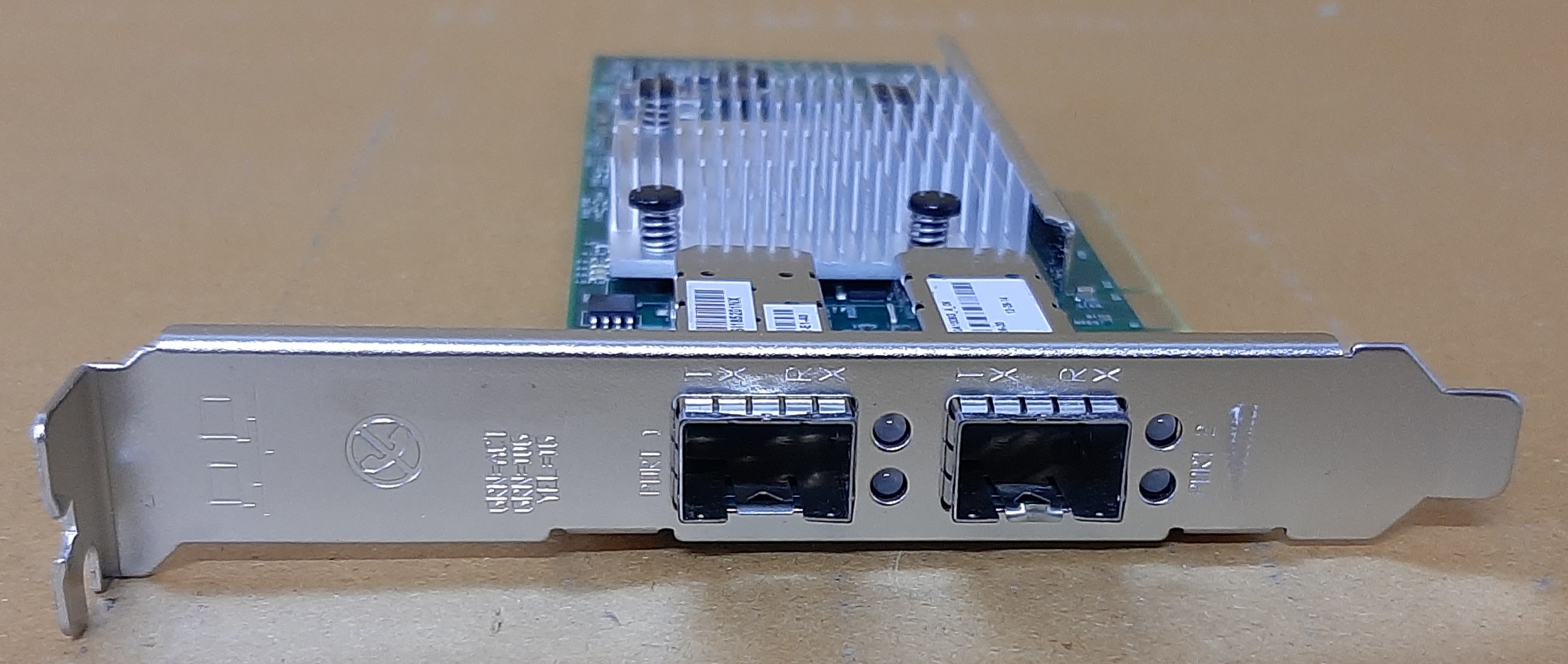 การ์ดไฟเบอร์มือสอง ประกันร้าน 1 เดือน Broadcom BCM957810A1006G 10Gigabit Dualport สภาพดี