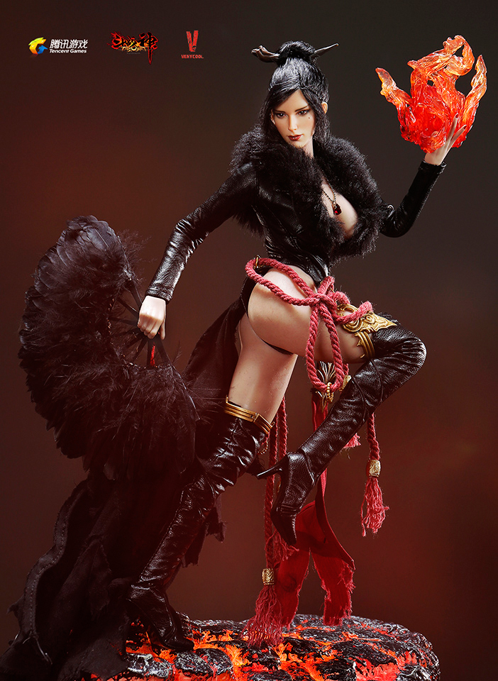 [พร้อมส่ง ] VERYCOOL DZS-003 1/6 : Dou Zhan Shen - Series of Tencent Game - RAKSA VERYCOOL 1/6 VCF-2028 (ฐานลาวา)