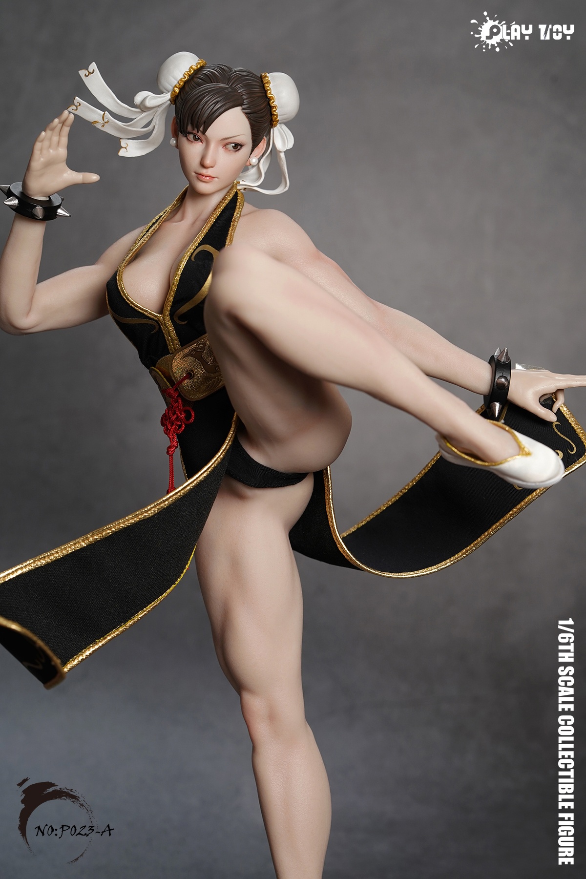 [พร้อมส่ง] PLAY TOY 1/6 : Fighting Goddess 2.0 - P023A (ชุดดำ)