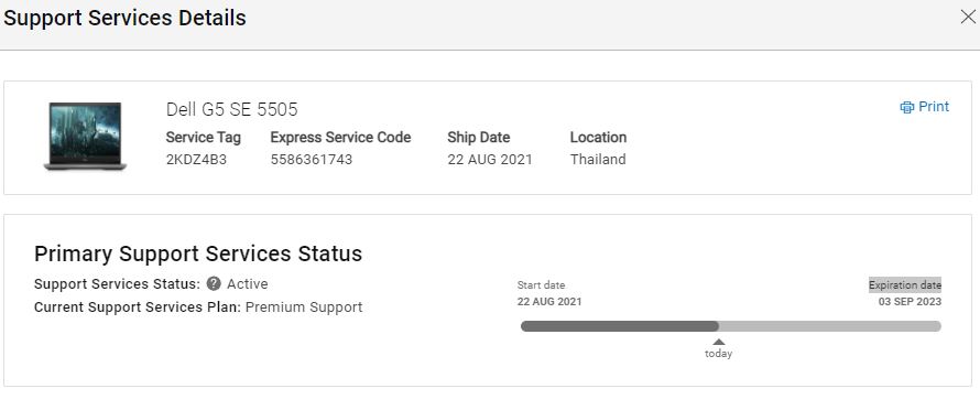 โน้ตบุ๊ค Notebook DELL G5 15SE - 15.6 inch ประกันศูนย์ 03 SEP 2023