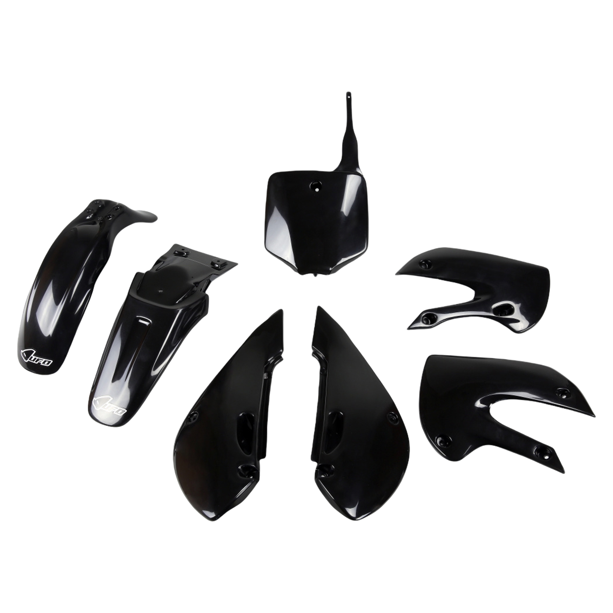 ชุดพลาสติก UFO Plast Complete body kit KLX110 01-09 Black