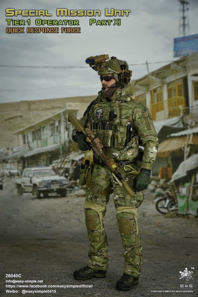 [สั่งจอง]Easy&Simple 26040C 1/6 : SMU Tier 1 Operator Part XI Quick Response Force