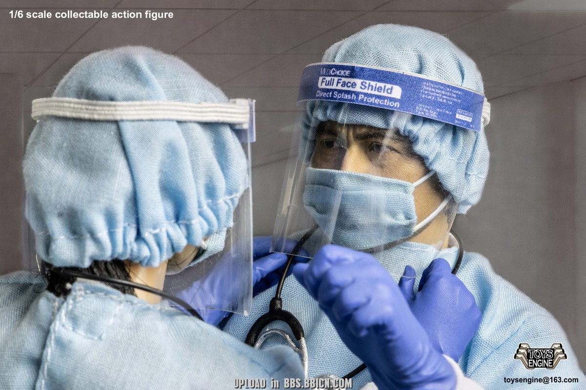 [สั่งจอง] Toys Engine TE003-008 1/6 Scale : Protective clothing isolation gown medical