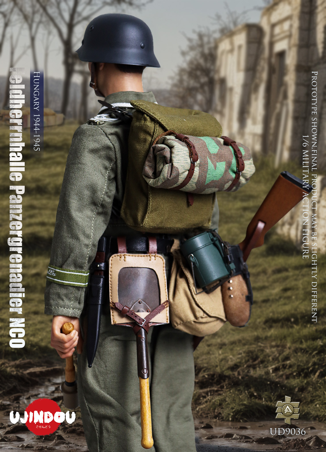 [สั่งจอง]UJINDOU UD9036 1/6 : WWII Feldherrnhalle Panzergrenadier NCO 1944-1945