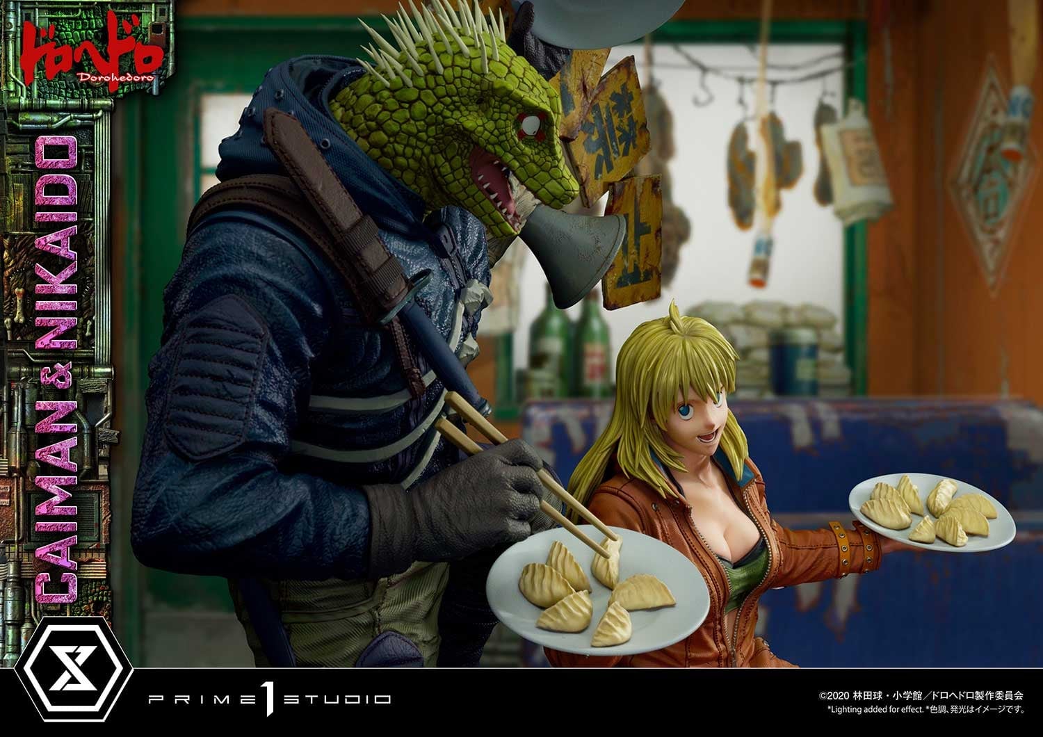 [สั่งจอง]Prime 1 Studio 1/4 : Caiman & Nikaido (Dorohedoro)