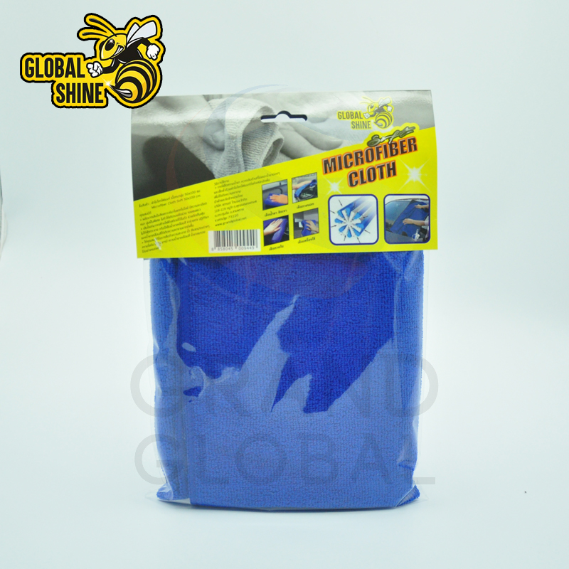 GLOBAL SHINE ผ้าไมโครไฟเบอร์ อเนกประสงค์ สำหรับเช็ดล้างทำความสะอาด 50 x 100 cm