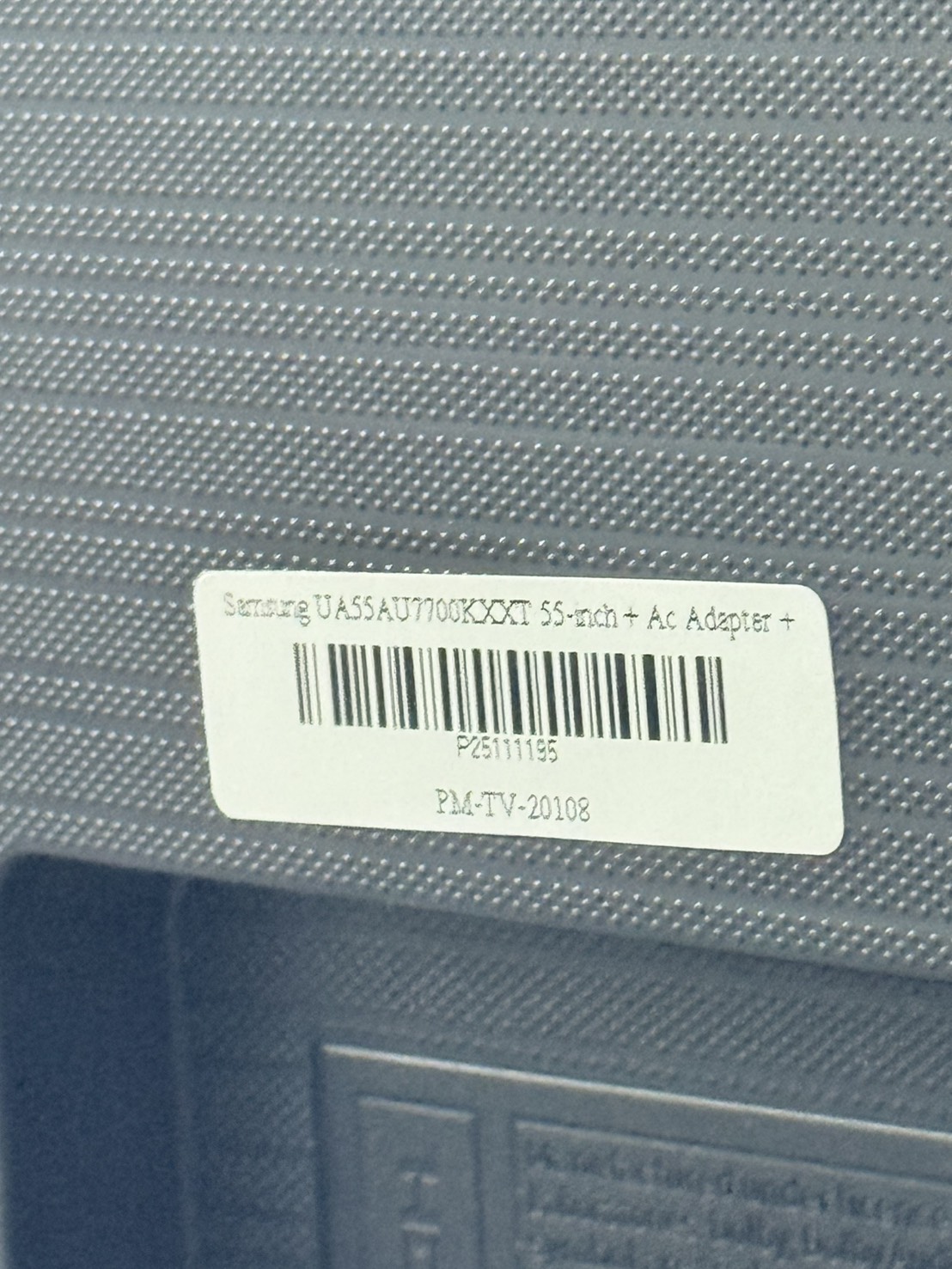 TV Samsung UA55AU7700KXXT