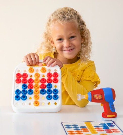 ชุดออกแบบฝึกสร้างลวดลายและรูปทรง ของเล่นเสริมพัฒนาการ, ของเล่นเด็กอนุบาล, สื่อการสอนเด็กอนุบาล วัสดุและสี ปลอดภัยต่อเด็ก มีมาตรฐาน มอก. ตามที่ สพฐ. กำหนด