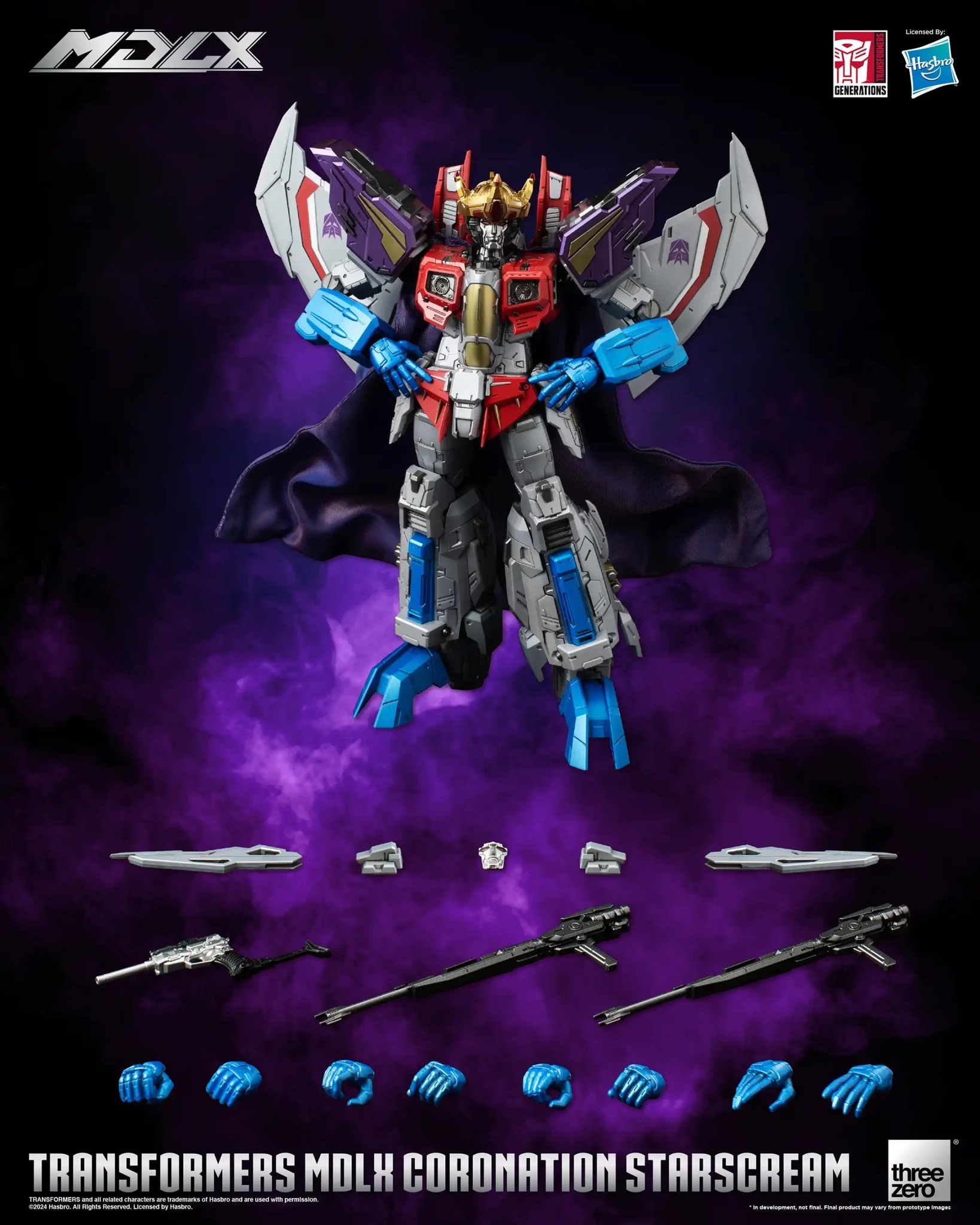[สั่งจอง]Threezero 3Z08320W0 : Transformers - MDLX Coronation Starscream (20Cm)