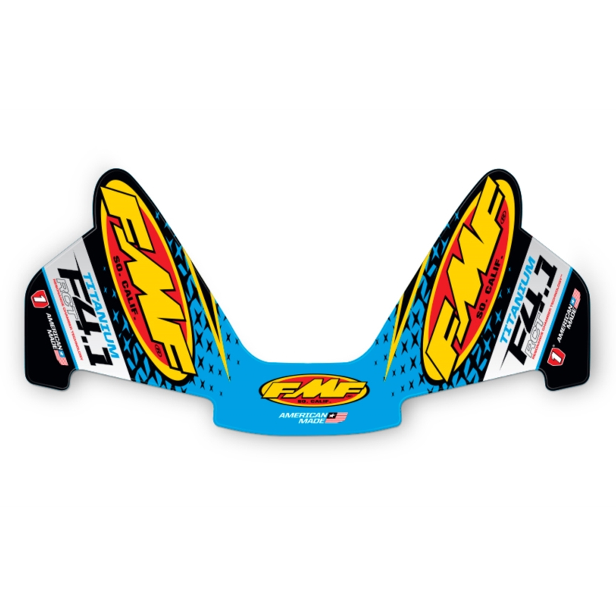 สติ๊กเกอร์ปลายท่อ 4 จังหวะ FMF FCTRY 4.1 TITANM RCT WRAP DECAL RPLCMT