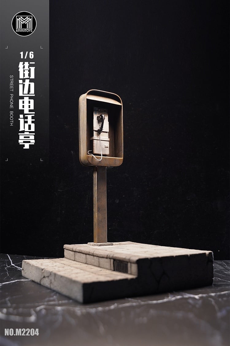 [สั่งจอง] MMMTOYS M2204 1/6 : Street Phone Booth
