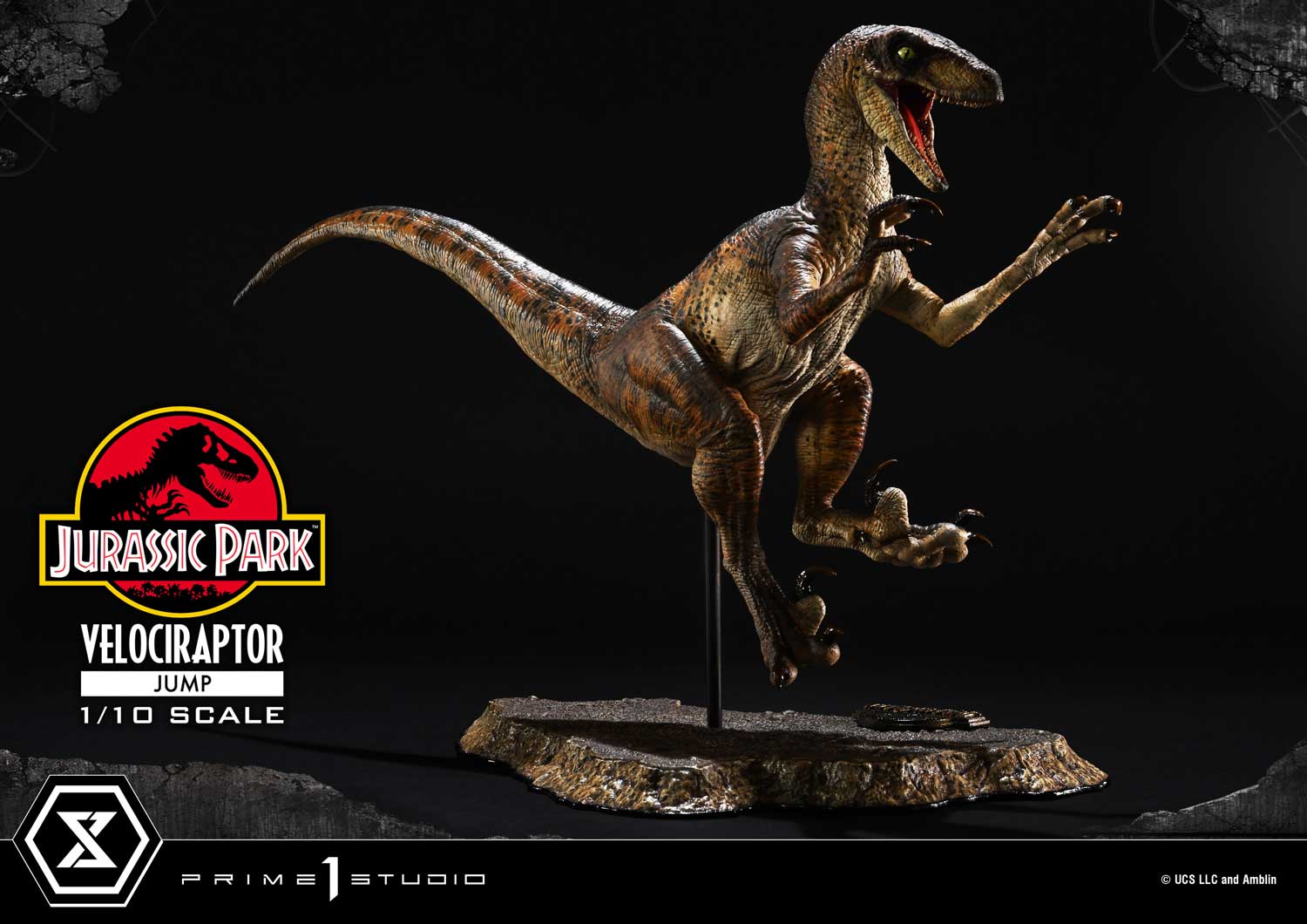 [สั่งจอง] Prime 1 Studio PCFJP-06 : Velociraptor Jump (Jurassic Park)