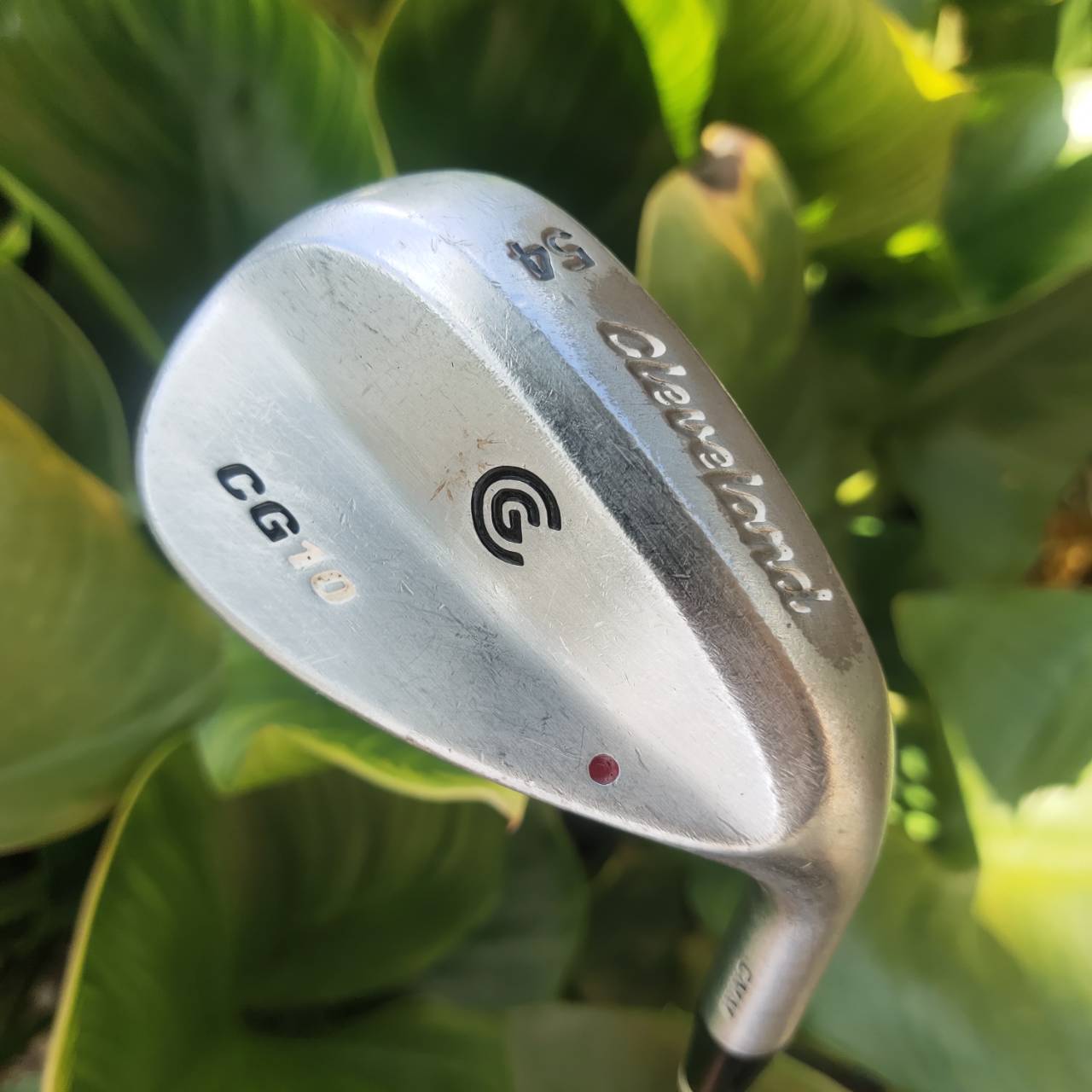 WEDGE CLEVELAND CG10 องศา 54 หนึ่งจุด LOW BOUNCE หน้าใบยังสวย ร่องทำงานได้เต็มที่ ตกหยุดๆ
