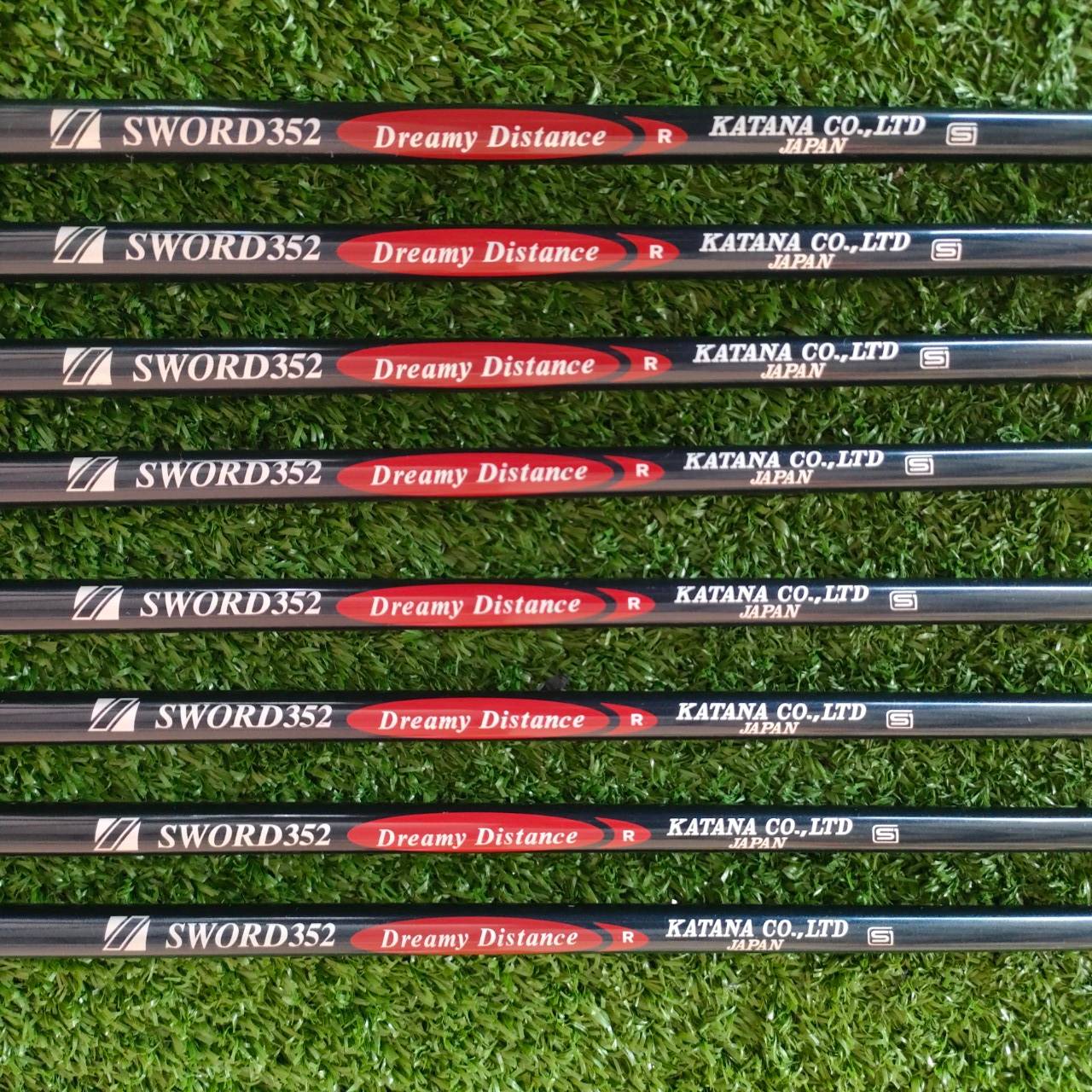 ชุดเหล็ก KATANA SWORD AX500 มีเหล็ก 5 - 9 เเละ PW AW SW ก้าน SWORD 352 DREAMY DISTANCE FLEX R เป็นชุดเหล็กพรีเมี่ยมญี่ปุ่นที่หน้าเด้งมาก!! ไม้กอล์ฟมือสอง ของแท้ BY NakaraLuxurious