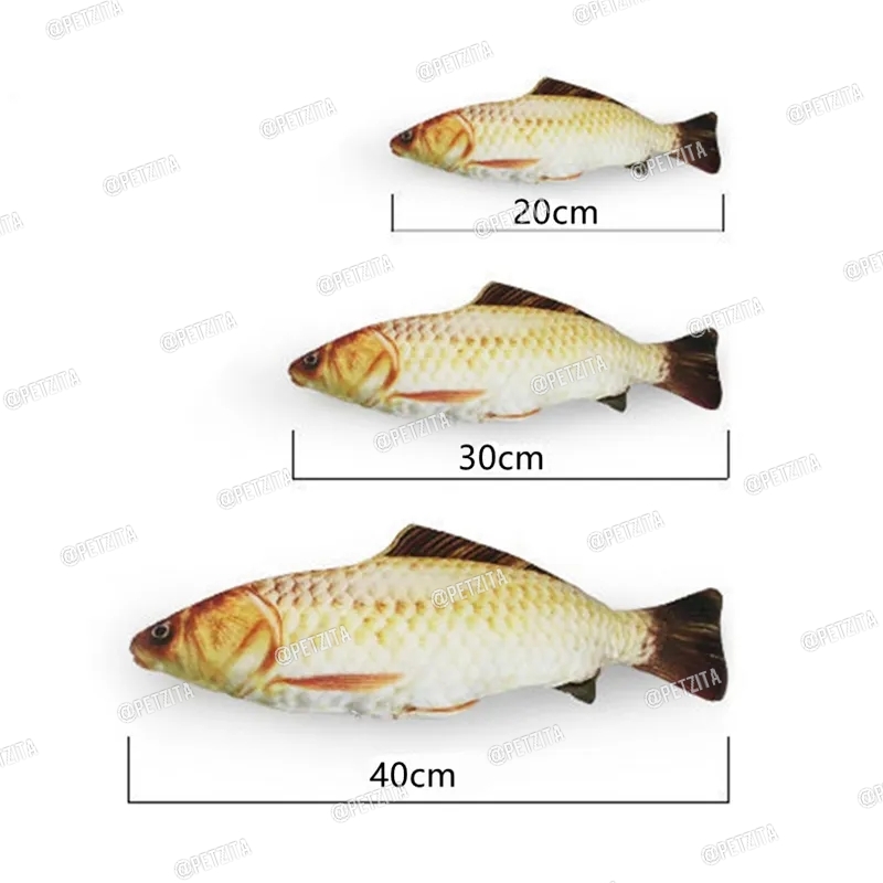 🇹🇭พร้อมส่ง🇹🇭 ตุ๊กตาปลาแคทปนิป 🐟🐠🦈 ยัดในผสมไส้แคทนิป หญ้ากัญชาแมว